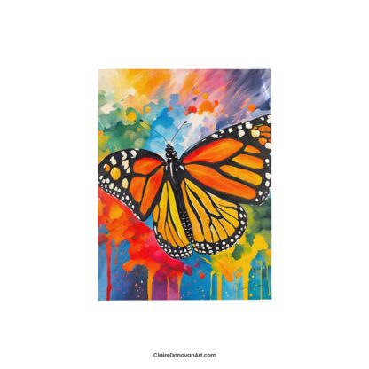 Monarch Butterfly Throw Blanket