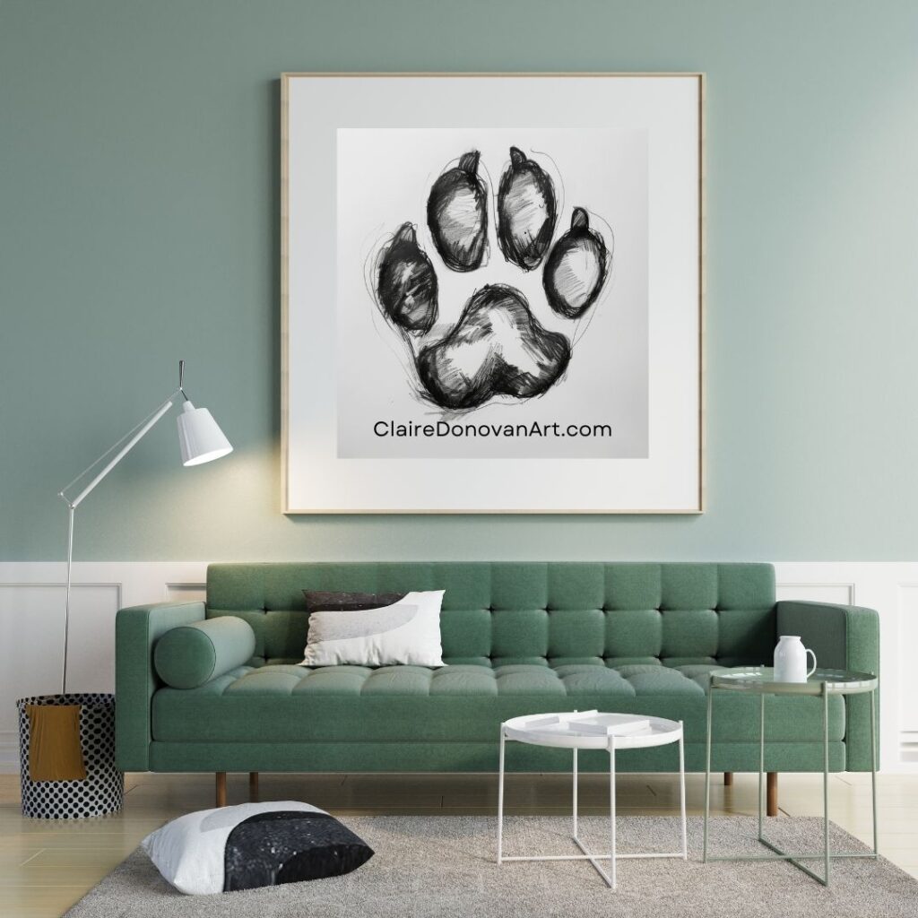 Paw print drawings hold an undeniable charm that goes beyond their simplicity. With just a single mark, these drawings evoke a flood of memories and emotions associated with our beloved pets. Each paw print is unique, just like our pets, and through these drawings, we can capture their character, spirit, and the unconditional love they bring into our lives. #pawprints #pets #animals #dogs #dog #cats 